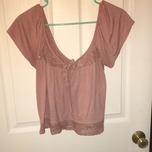 Pink blouse